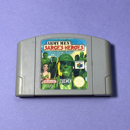 Army Men Sarge's Heroes - Nintendo 64 Game