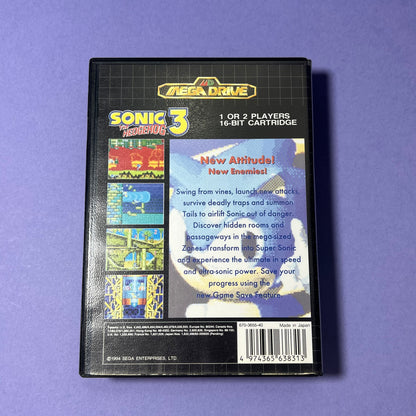 Sonic The Hedgehog 3 - Mega Drive Game