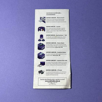Gamecube Leaflet - GameCube Poster