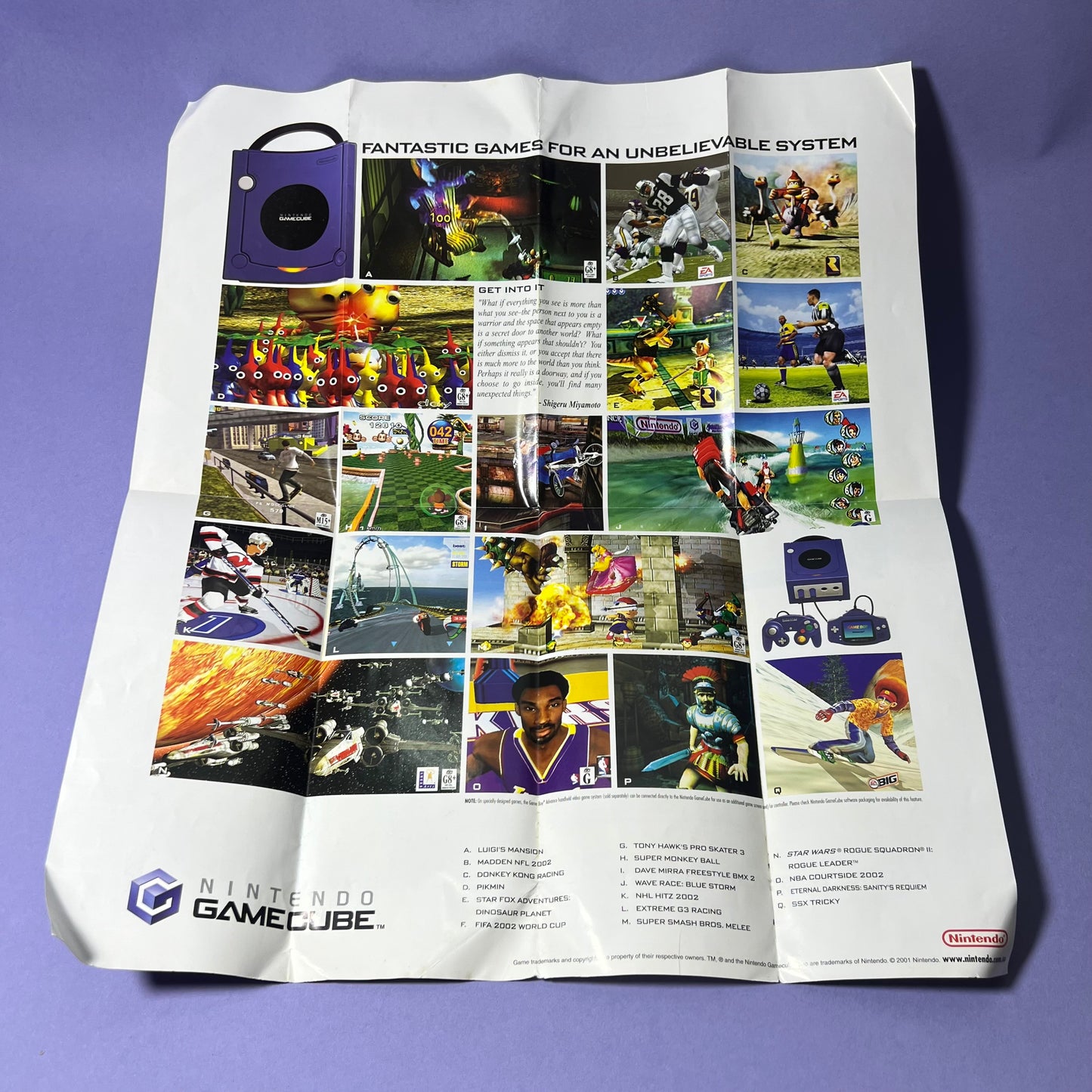 Gamecube Leaflet - GameCube Poster