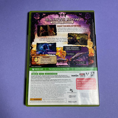 Saints Row Gat Out of Hell - Xbox 360 Game