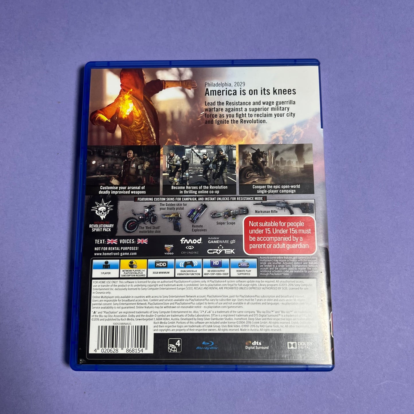 Homefront The Revolution - PS4 Game