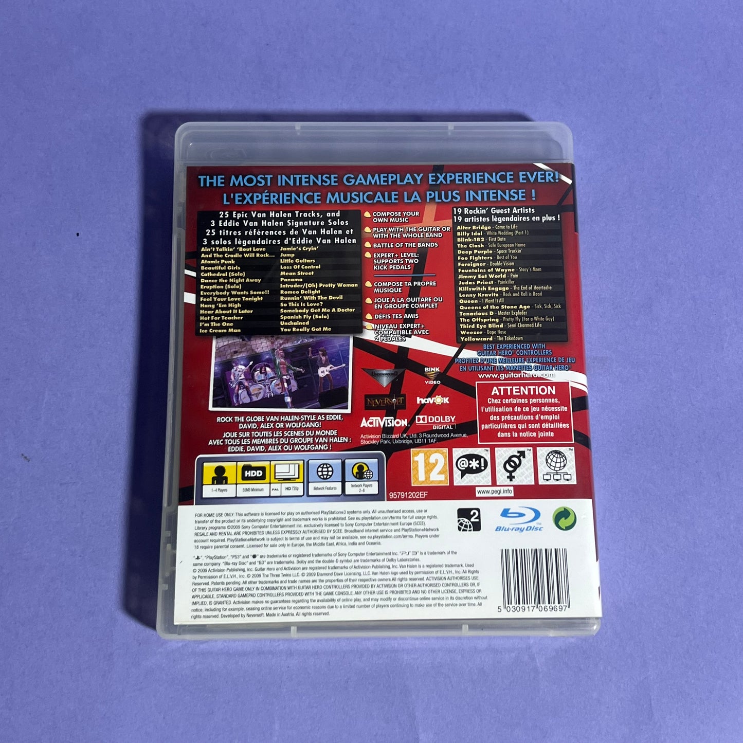 Guitar Hero Van Halen - PS3 Game