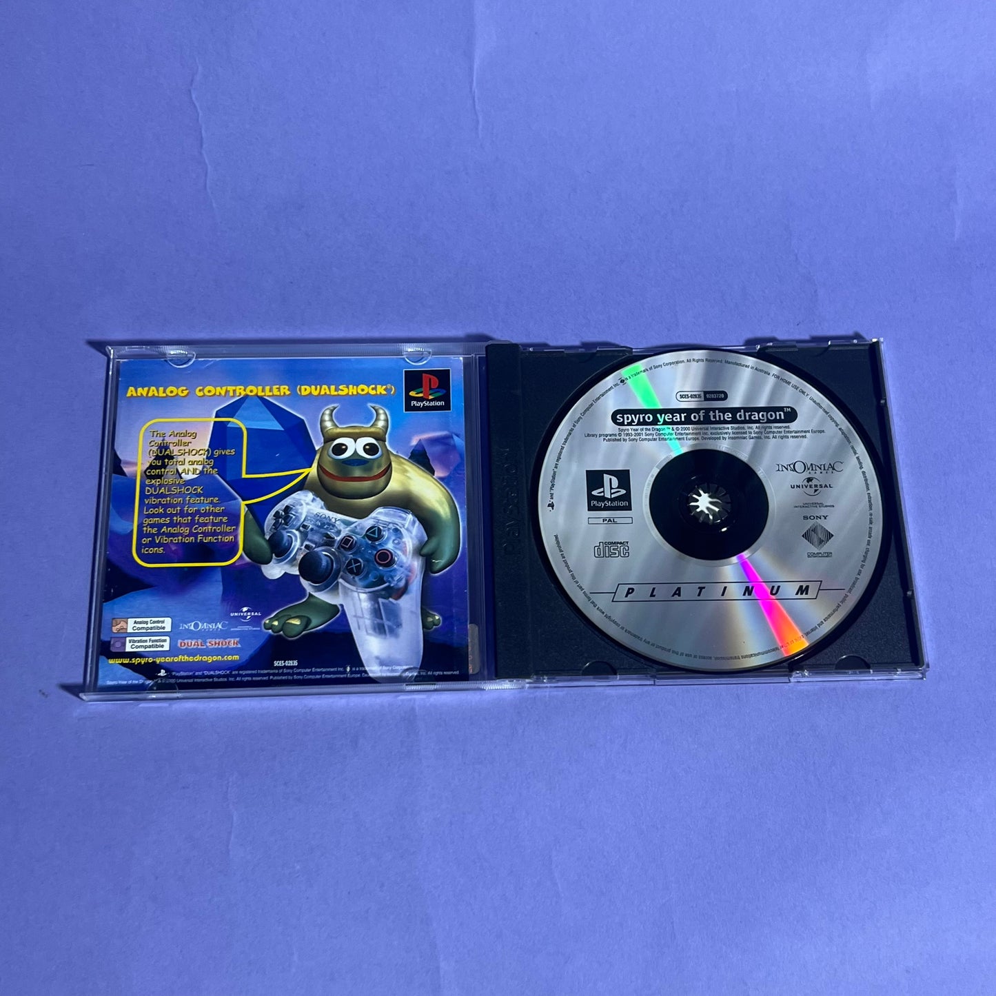 Spyro Year of the Dragon - PS1 Game