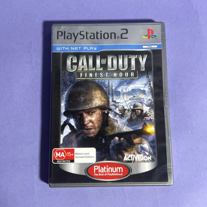 Call of Duty Finest Hour - PS2 Game