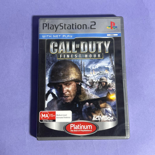 Call of Duty Finest Hour - PS2 Game