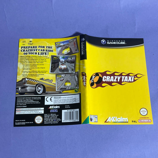 Crazy Taxi Gamecube Cover - GameCube Cover