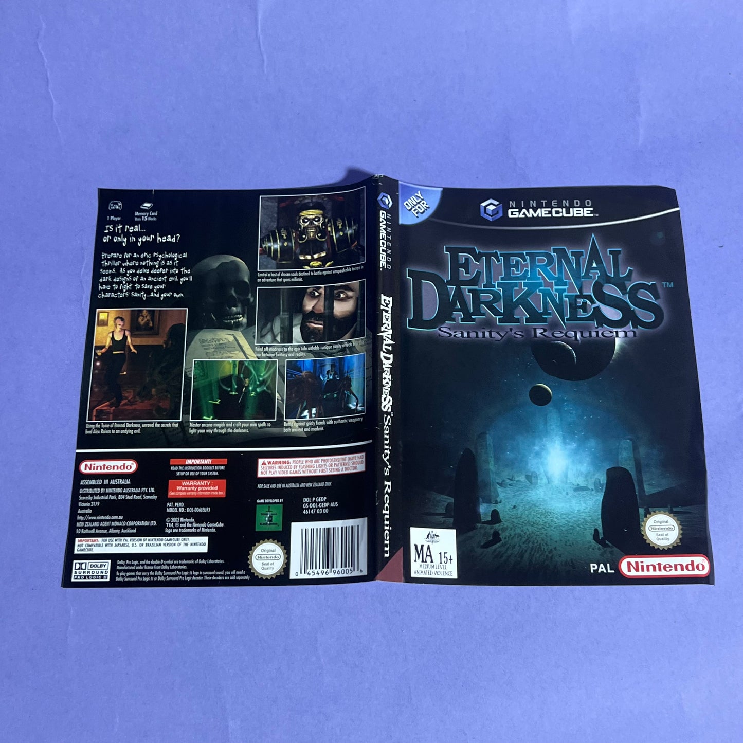 Eternal Darkness GameCube Cover - GameCube Cover