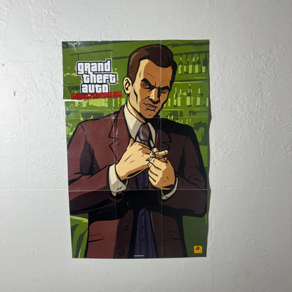 Grand Theft Auto Liberty City Stories Map Poster - Poster