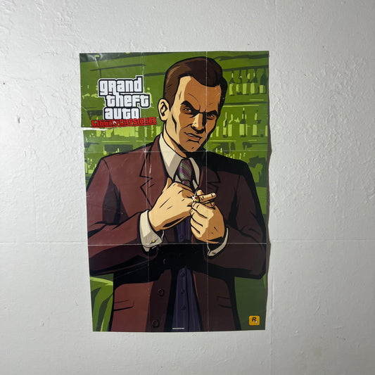 Grand Theft Auto Liberty City Stories Map Poster - Poster