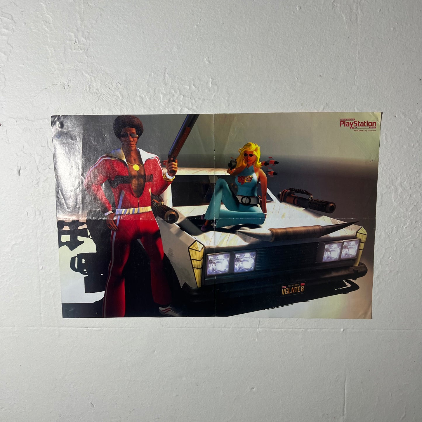 Vigilante & War Games Vintage PlayStation Poster - Poster