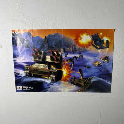 Vigilante & War Games Vintage PlayStation Poster - Poster