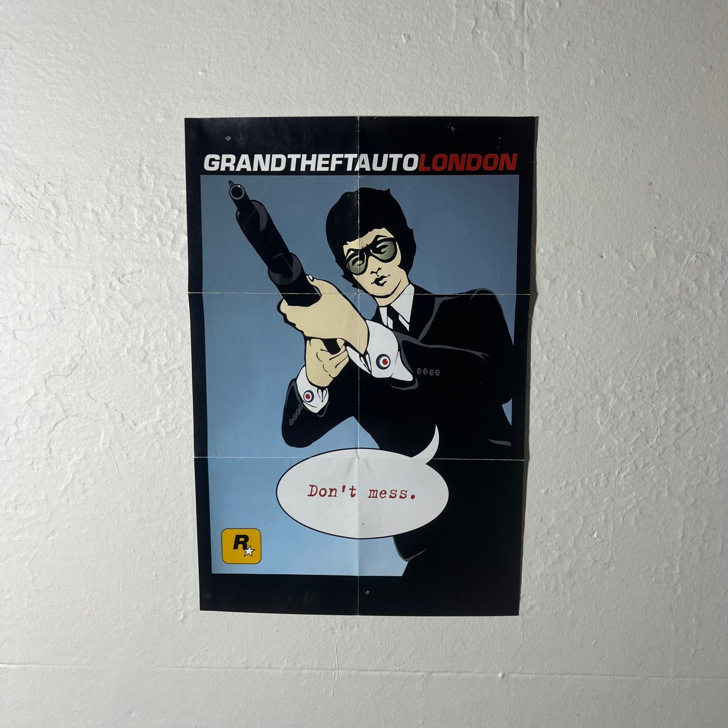 Grand Theft Auto London PS1 Vintage Poster - Poster