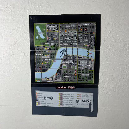 Grand Theft Auto London PS1 Vintage Poster - Poster