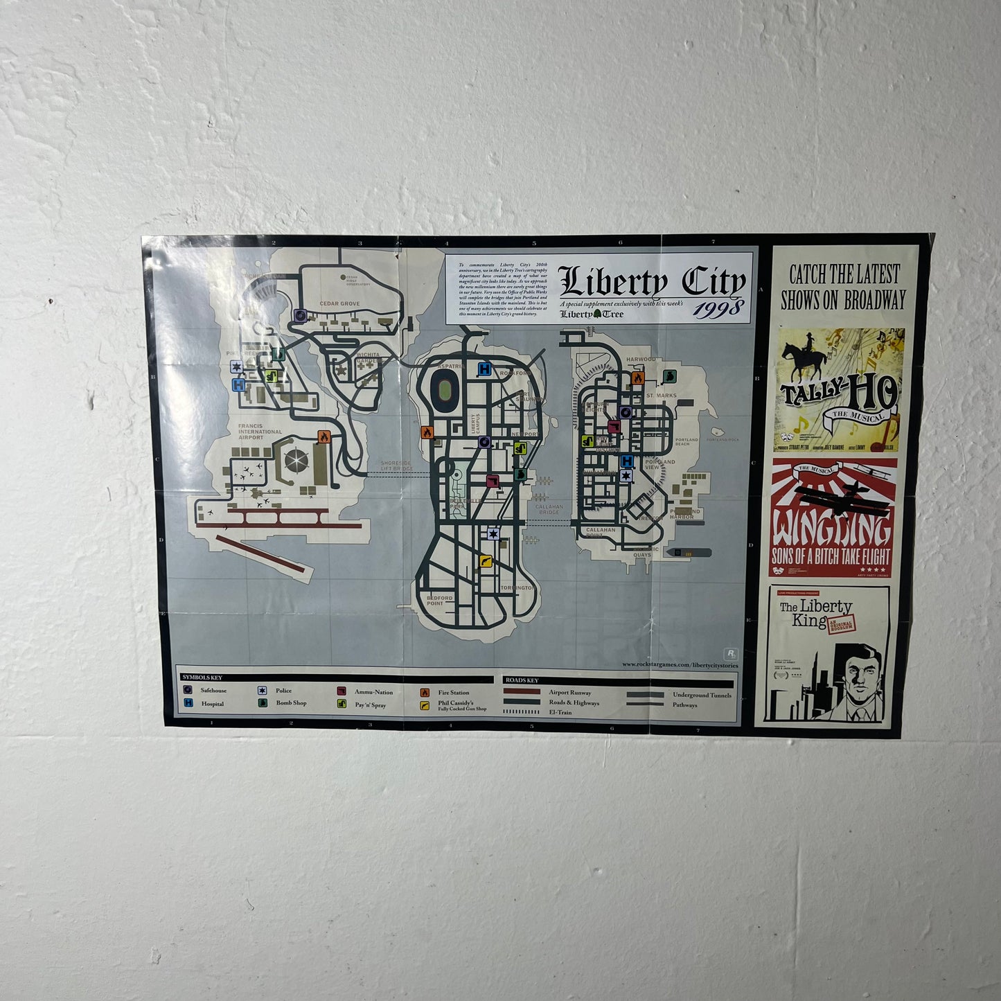 Grand Theft Auto Liberty City PSP Vintage Poster - Poster