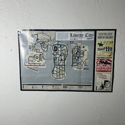 Grand Theft Auto Liberty City PSP Vintage Poster - Poster