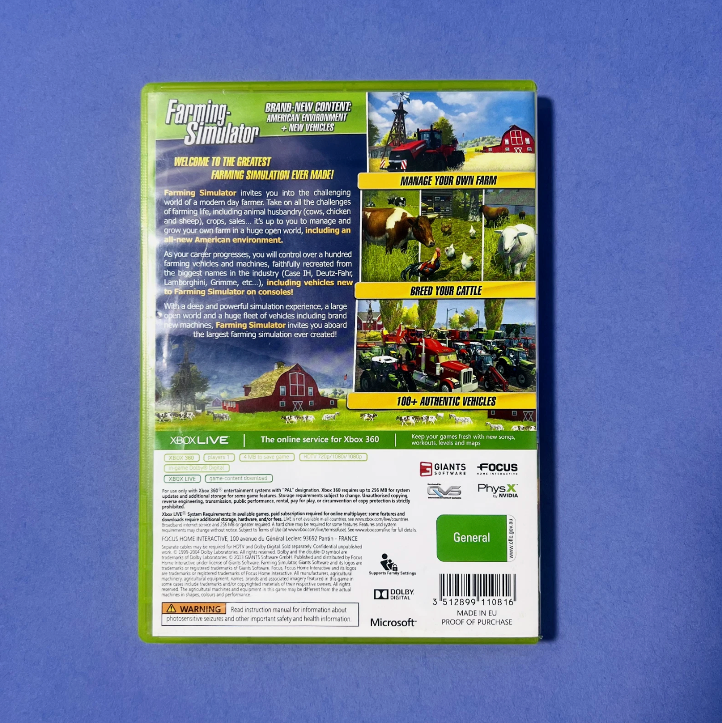 Farming Simulator - Xbox 360 Game - Deal